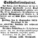 1873-09-03 Hdf Versteigerung Kraft